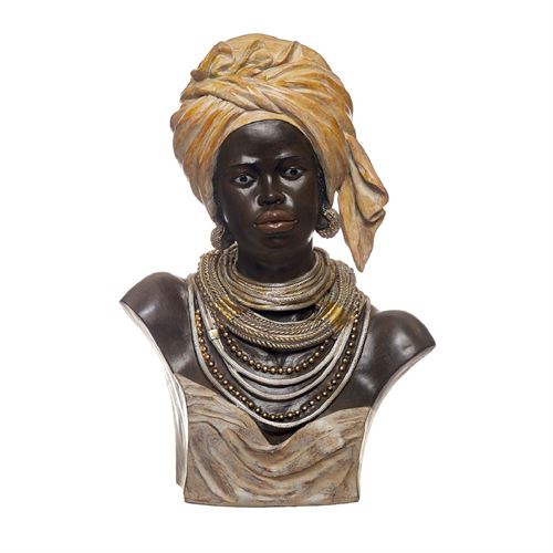 86435 BUSTO AFRICANA POLIRESINA C 27,00 L 16,00 A 40,00
