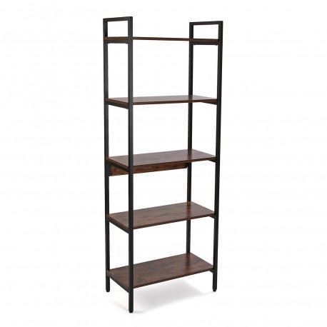 21300034 ESTANTE 5 PRATELEIRAS MTL/MDF 60X32X165CM