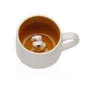 22580033 CANECA CÃO PORCELANA 10,5 X 8,5 CM