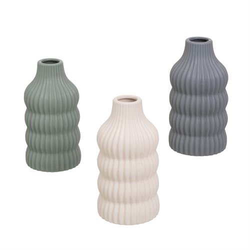 806864 VASO 3/C CERÂMICA 10 X 10 X 20 CM