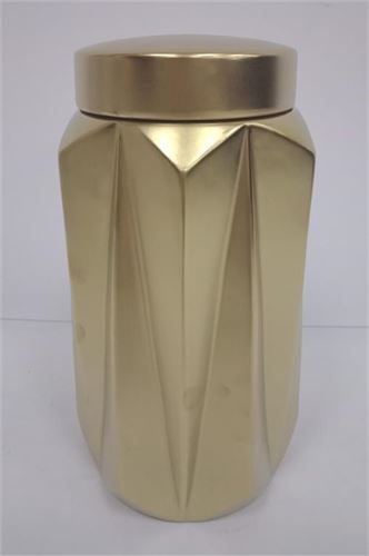 103931300 POTE DOURADO CERAMICA 14X14X25CM