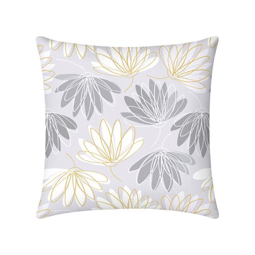 803718 ALMOFADA LONITA IMPRESSO FANS CINZA 43X43CM