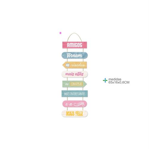 BD-77218 PLACA PAREDE MDF 65X16X0,6CM