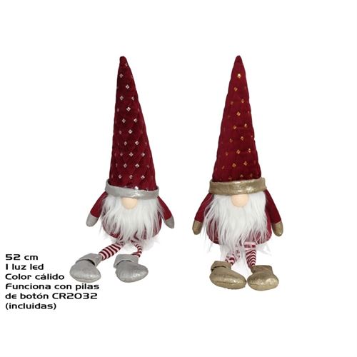 74556 PAPAI NOEL 1 LIDEROU O 2STD 17X10X52CM