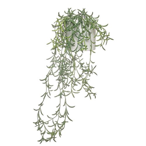43487 PLANTA ARTIFICIAL - VASO PENDURAR OTHON 18x12x40CM