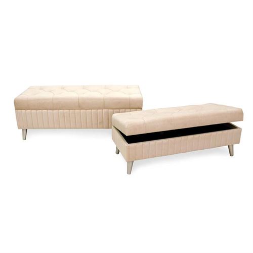 135930790 BANQUETA VELUDO SET2 121x49x45/101x41x37cm