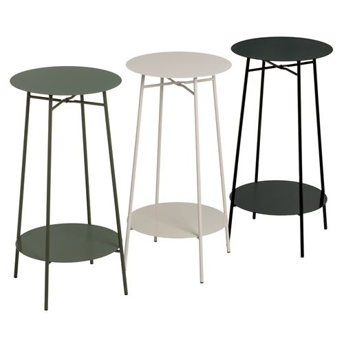 807374 MESA METAL OLIVA 30 X 30 X 60 CM