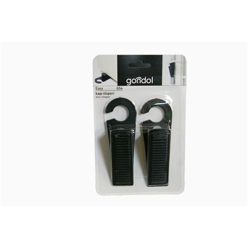 P232387860 CJ. 2 TRAVÕES G-54 PRETO P/PORTA 2.5x4x2.5cm