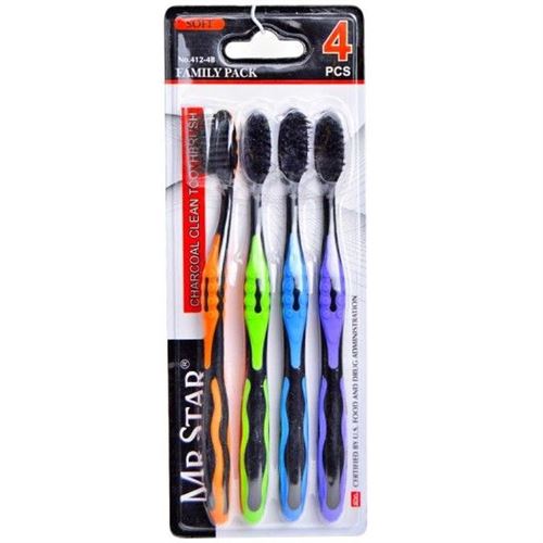 260340 ESCOVA DENTES 4UN PRETA