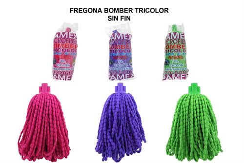 ESFREGONA MICROFIBRA BOMBER TRICOLOR SIN FIN