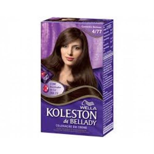 KOLESTON COLORAÇAO 4/77 CASTANHO SEDOSO