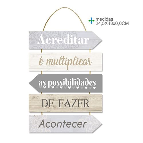 BD-79273 PLACA PAREDE MDF 24,5X0,06X48CM
