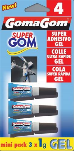 16040 Nº4 BLISTER SUPER COLA INSTANTANEA GEL MINI PK3