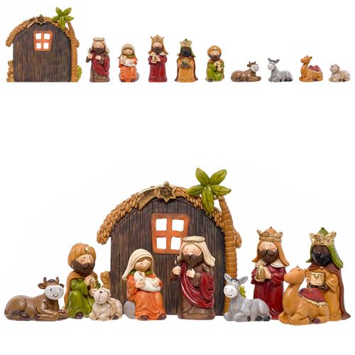 PRESEPIO POLIRESINA 10PÇS C 15,00 L 4,00 A 23,00