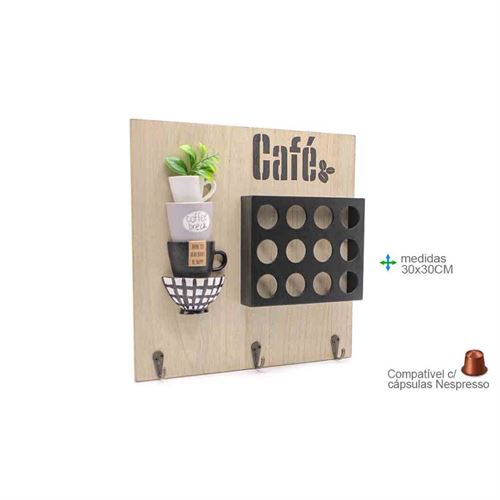 BD-73778 QUADRO CAPSULAS MADEIRA 30X30