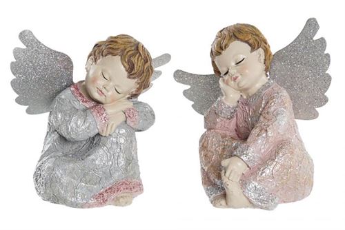 NV-198669 FIGURA RESINA 11X8X12,5 ANJO 2 MOD