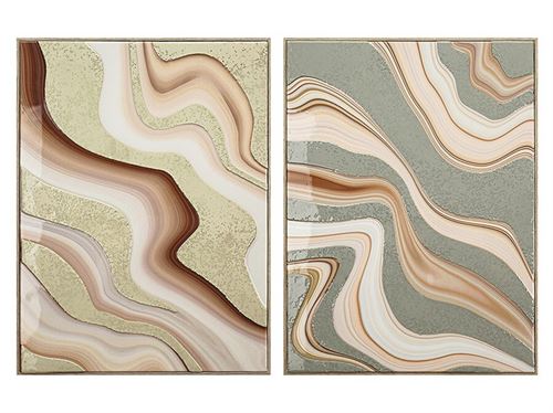 482323 QUADRO COM MOLDURA 3D 45X2,5X60CM