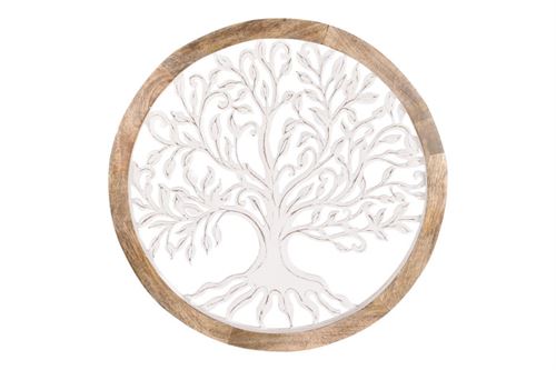 DP-201077 DECORAÇAO PAREDE MDF 63X3X63CM ARVORE VIDA