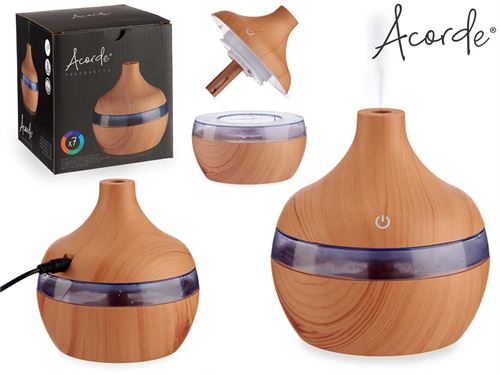 92256 HUMIDIFICADOR LED 300ML MADEIRA