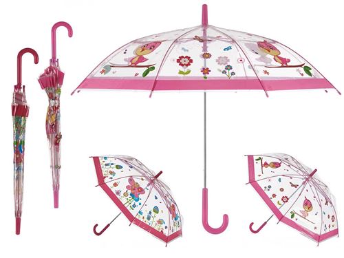 88811CHAPEU CHUVA INFANTIL ROSA SORT 69,5 x 10 x 5 cm.