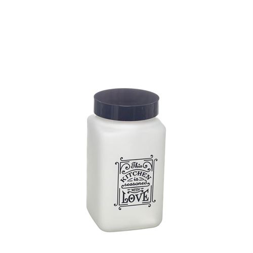 31744 FRASCO VIDRO 2LT DEC.KITCHEN LOVE WH