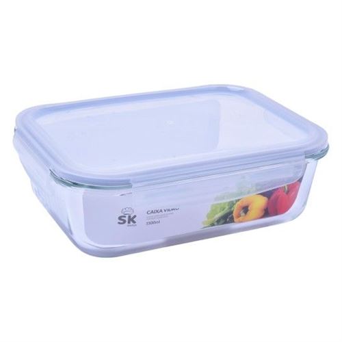19045 CAIXA VIDRO RECT C/TP 1500ML