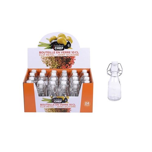 BOUTTR015 GARRAFA VIDRO TRANSP. 100ML DISP
