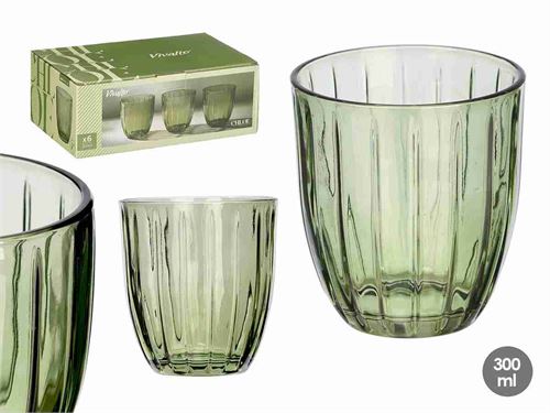 12412 COPO VIDRO CHLOE 300MLX6