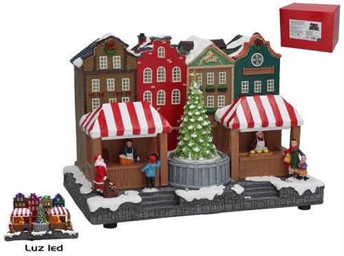 509808 LOJAS DE CENARIO DE ALDEIA LED