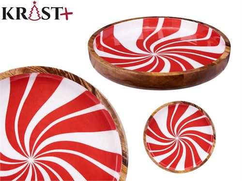 83749 CENTRO MESA MADEIRA CANDY 30CM