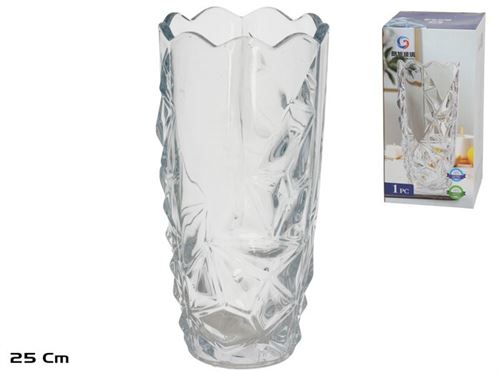 415314 JARRA JIMENA VIDRO 12X25CM