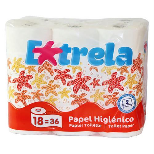 EXTRELA PAPEL HIGIENICO 2F 24M 18=36 P18 R