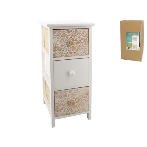 835558 MOVEL MDF 3 GAVETAS 29X62CM