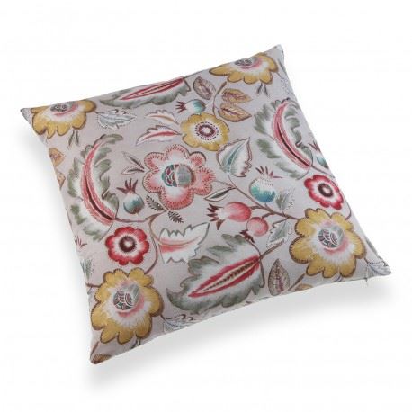 21770076 ALMOFADA COJIN FLORAL 45X45CM