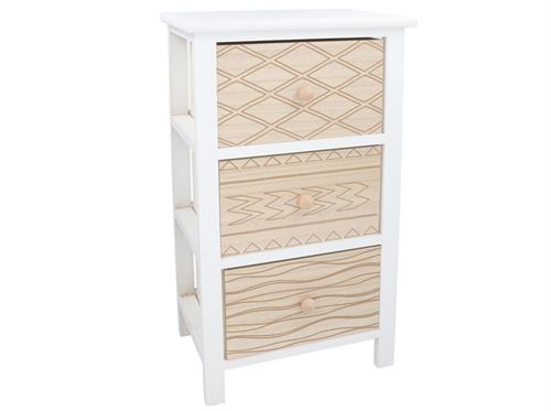 441504 3 GAVETAS C. INDIA NATURAL 34X25X61