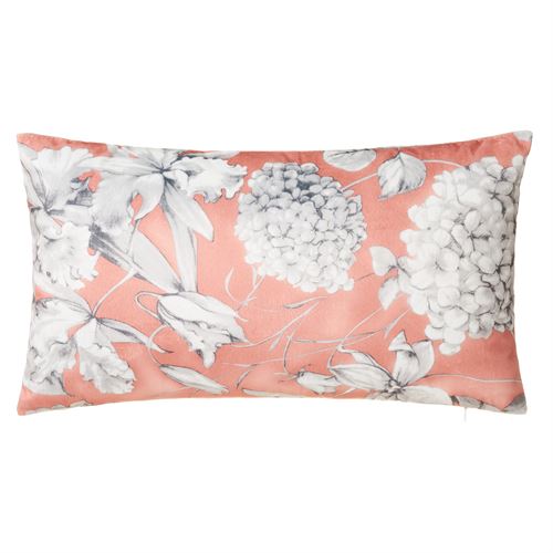 803188 ALMOFADA DE VELUDO IMPRESSO UTOPIA CORAL 50 X 30 CM