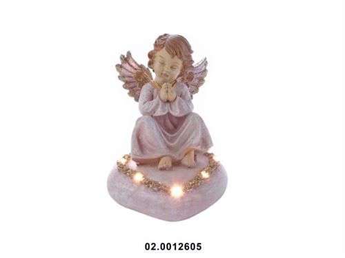 ANJO SENTADO C/LUZ 24CM 