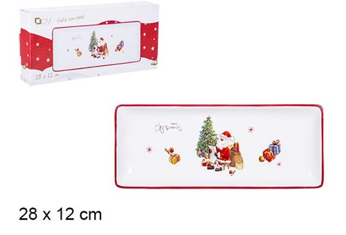 TRAVESSA NATAL CERAMICA 28X12CM