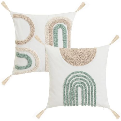 805435 ALMOFADA  HEARTH POLIALGODÃO 45 X 45 CM 2MODELOS
