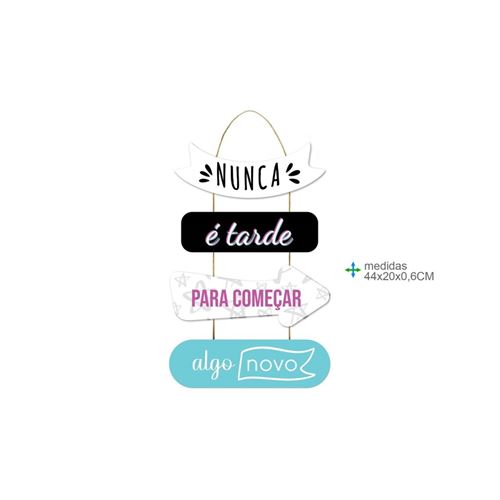 BD-77206 PLACA PAREDE MDF 44X20X0,6CM