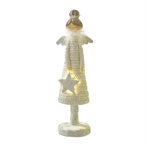 90307 ANJO POLIRESINA COM LED 35CM