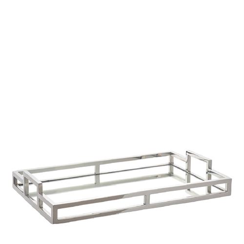 51582 TABULEIRO INOX E ESPELHO C 41,00 L 26,00 A 6,00