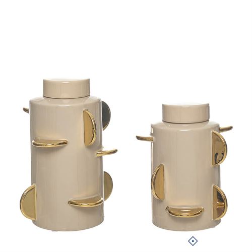 CAIXA DECORATIVA CERAMICA C 18,00 L 18,00 A 23,50