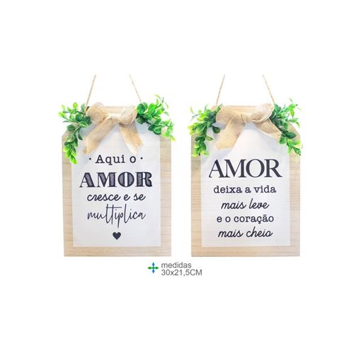 BD-76917 PLACA PAREDE MDF30X21,5CM