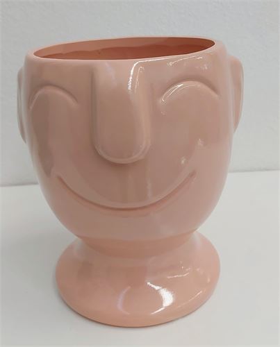 VASO SMILE ROSA 18CM