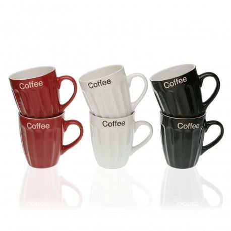 CANECA CAFÉ CERÂMICA SET6