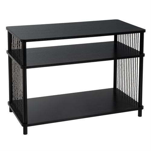 806206 MESA DE TELEVISAO MANILA PRETO 80 X 40 X 56 CM