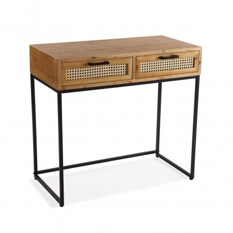 22340004 CONSOLA ENTRADA ENGEL 2GAVETAS 80X40X75CM