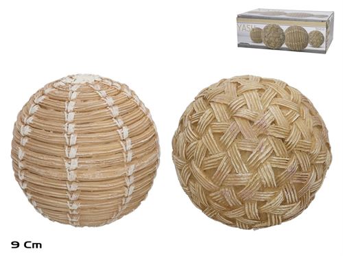 397467 BOLA DECORAÇÃO YASH 2 SURT DAY 9,5 CM RESINA