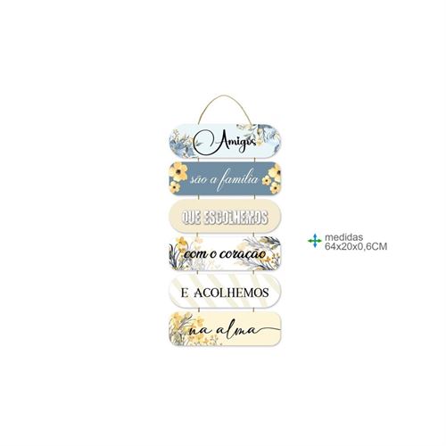 BD-77212 PLACA PAREDE MDF 64X20X0,6CM
